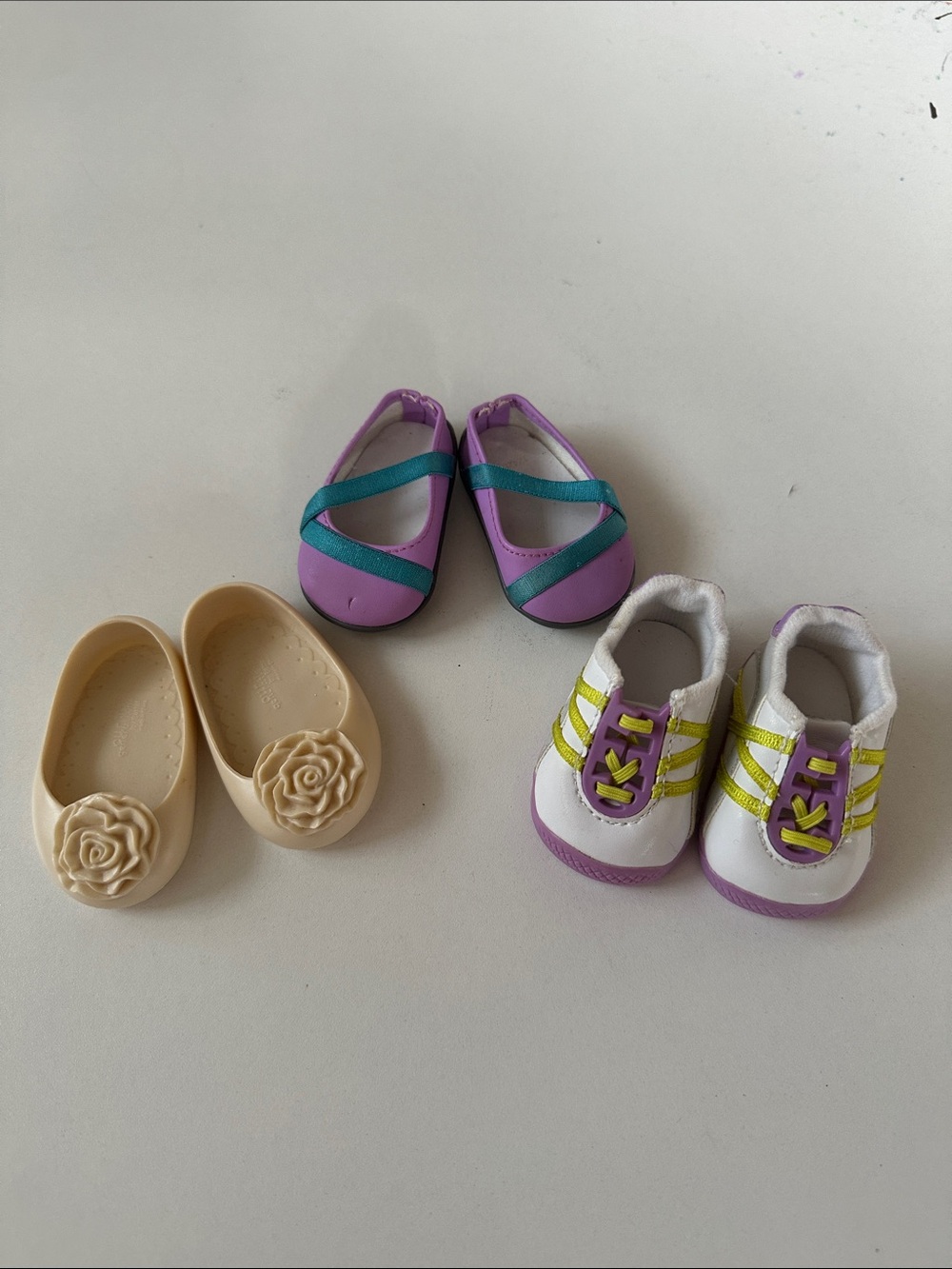 American Girl Purple and Teal Doll Mary Jane Shoes - Kids Shoes